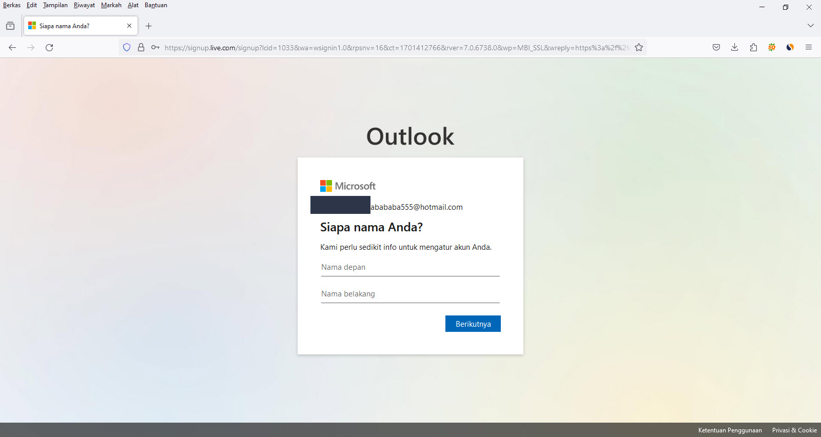 Cara Membuat Akun Email Hotmail Di Komputer Windows Cara Membuat Akun Email Hotmail Di Komputer Windows
