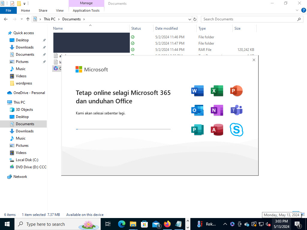 Cara Install Microsoft Office 365 Di Windows 10