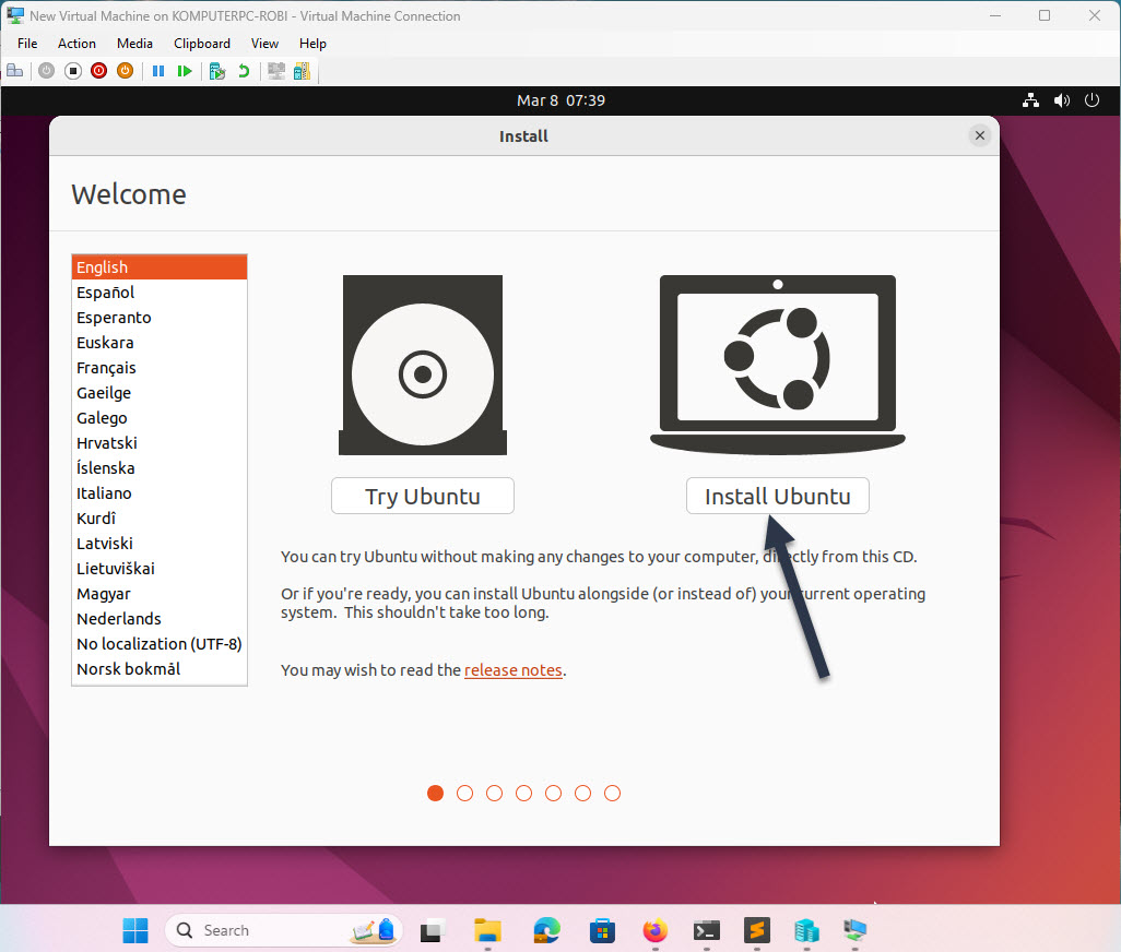 Cara Install Ubuntu 22.04 Di Mesin Virtual Hyper-V