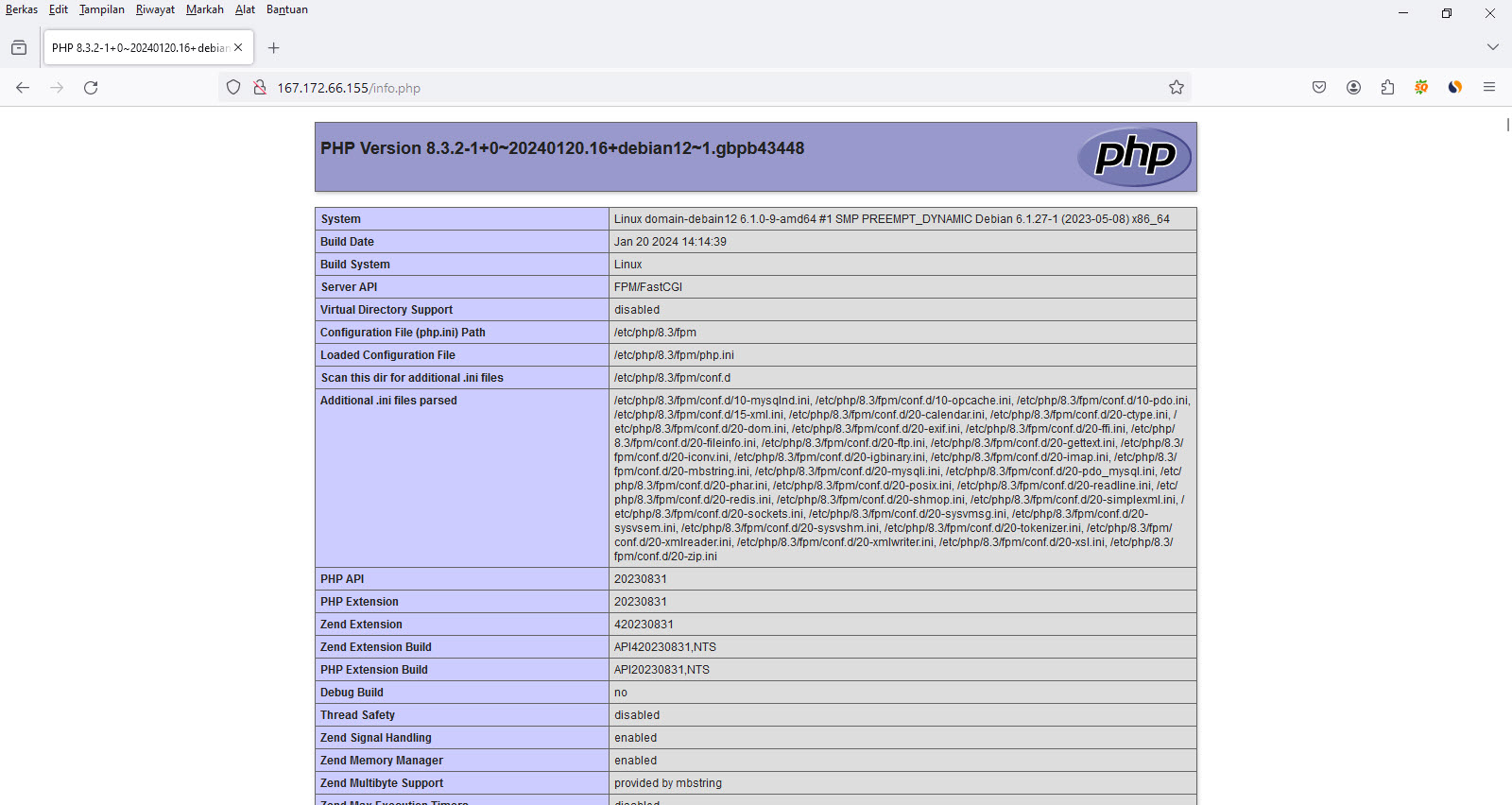 Cara Menginstall Wordpress Di Debian 12 Server Menggunakan Nginx PHP Dan Mariadb