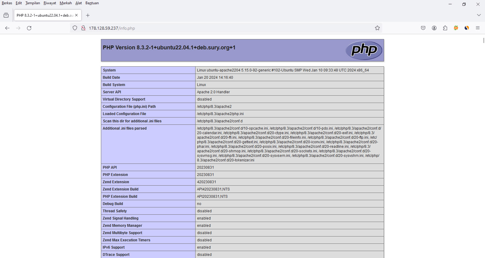 Cara Menginstall Wordpress Di Ubuntu 22.04 LTS Server Menggunakan Apache PHP Dan Mariadb