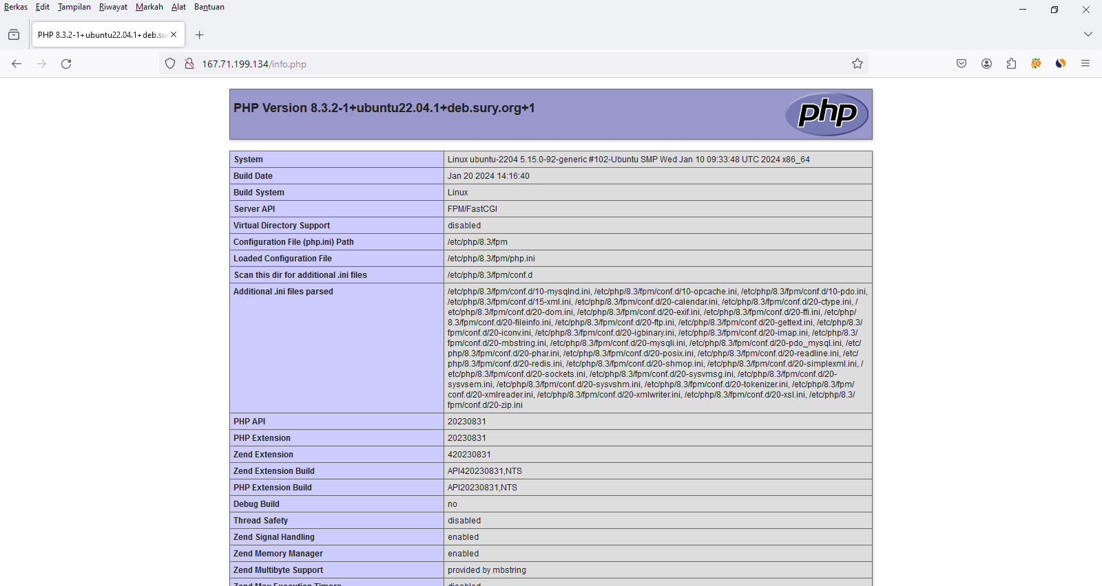 Cara Menginstall Wordpress Di Ubuntu 22.04 LTS Server Menggunakan Nginx PHP Dan Mariadb