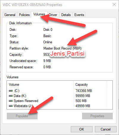 Cara Mengetahui Jenis Partisi Hard Disk