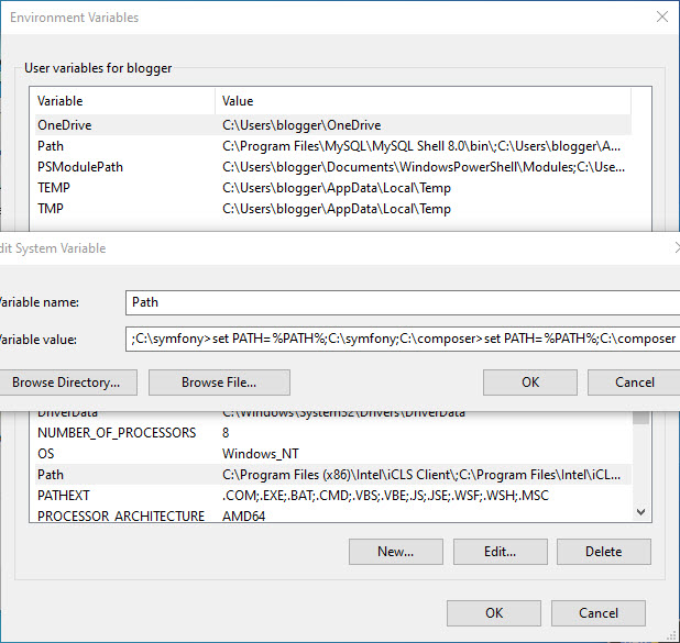 Edit System Environment Variables Windows Edit System Environment Variables Windows