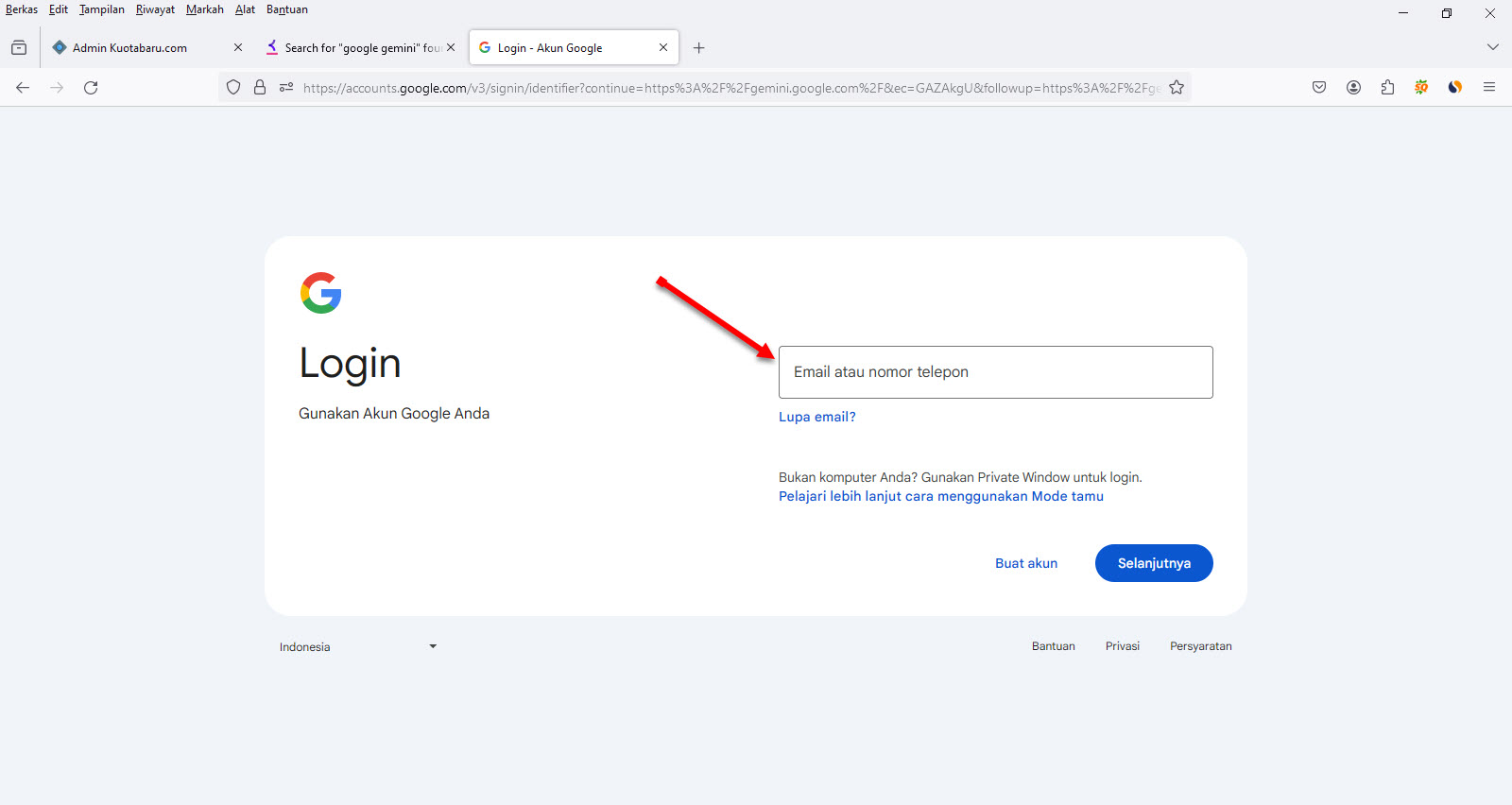 Cara Membuat Akun Google Gemini Di Komputer Windows Secara Gratis