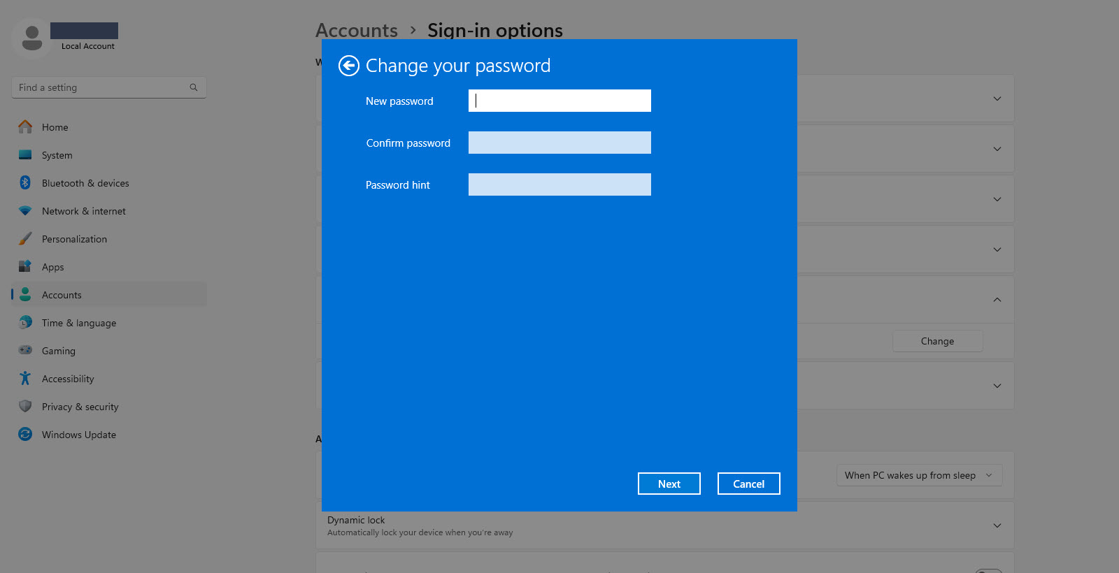 Cara Mengganti Password Akun Komputer Windows 11