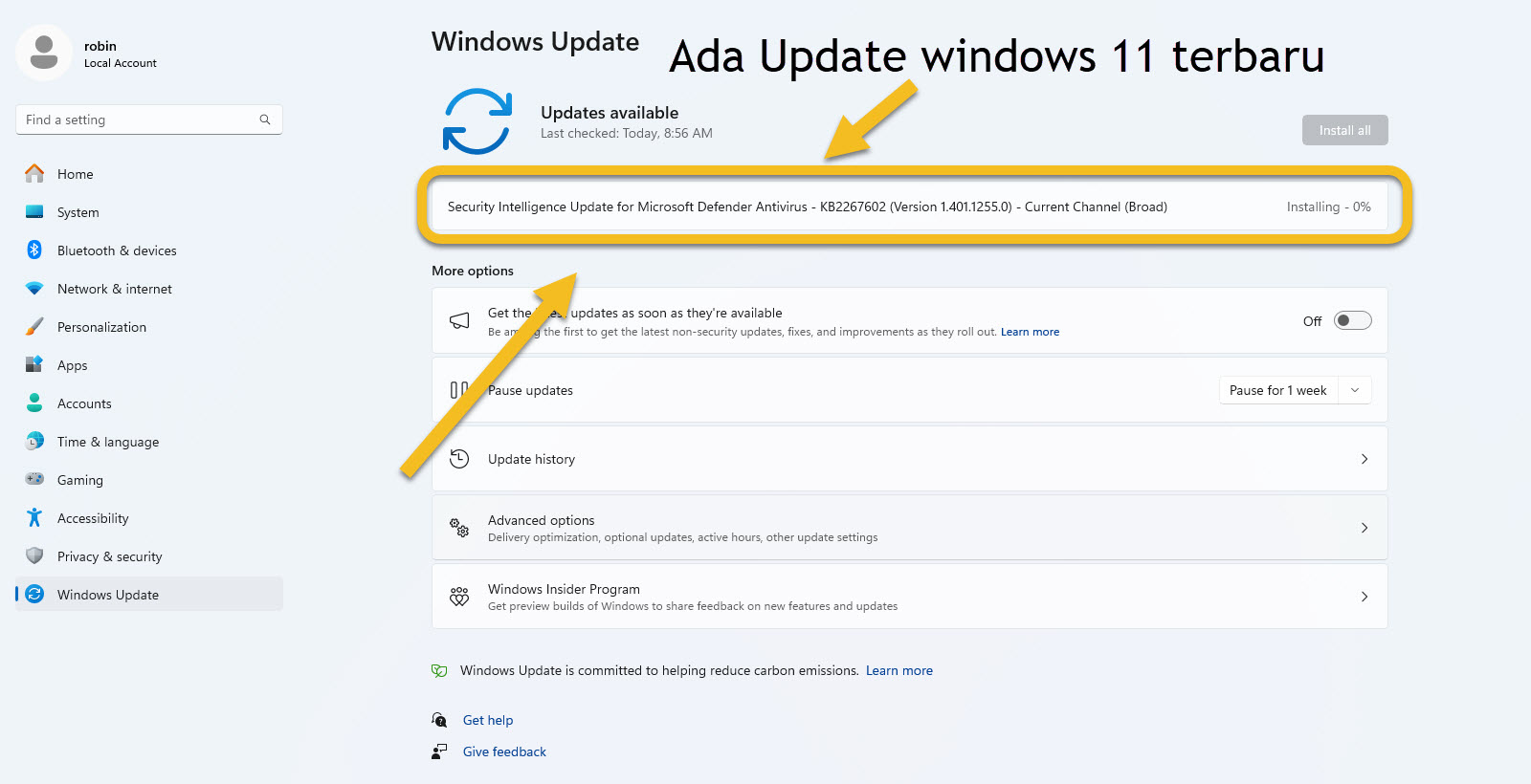 Cara Update Windows 11 Secara Gratis