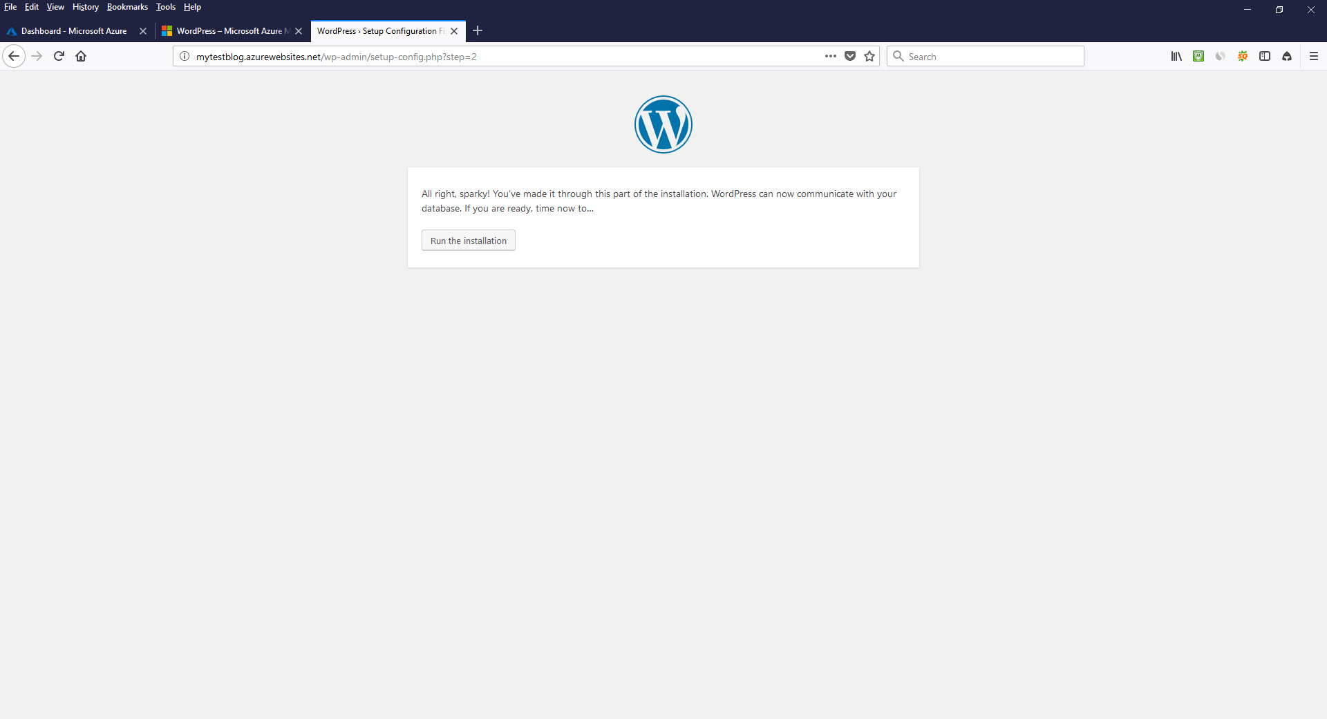 How To Install Wordpress On Microsoft Azure Web Application