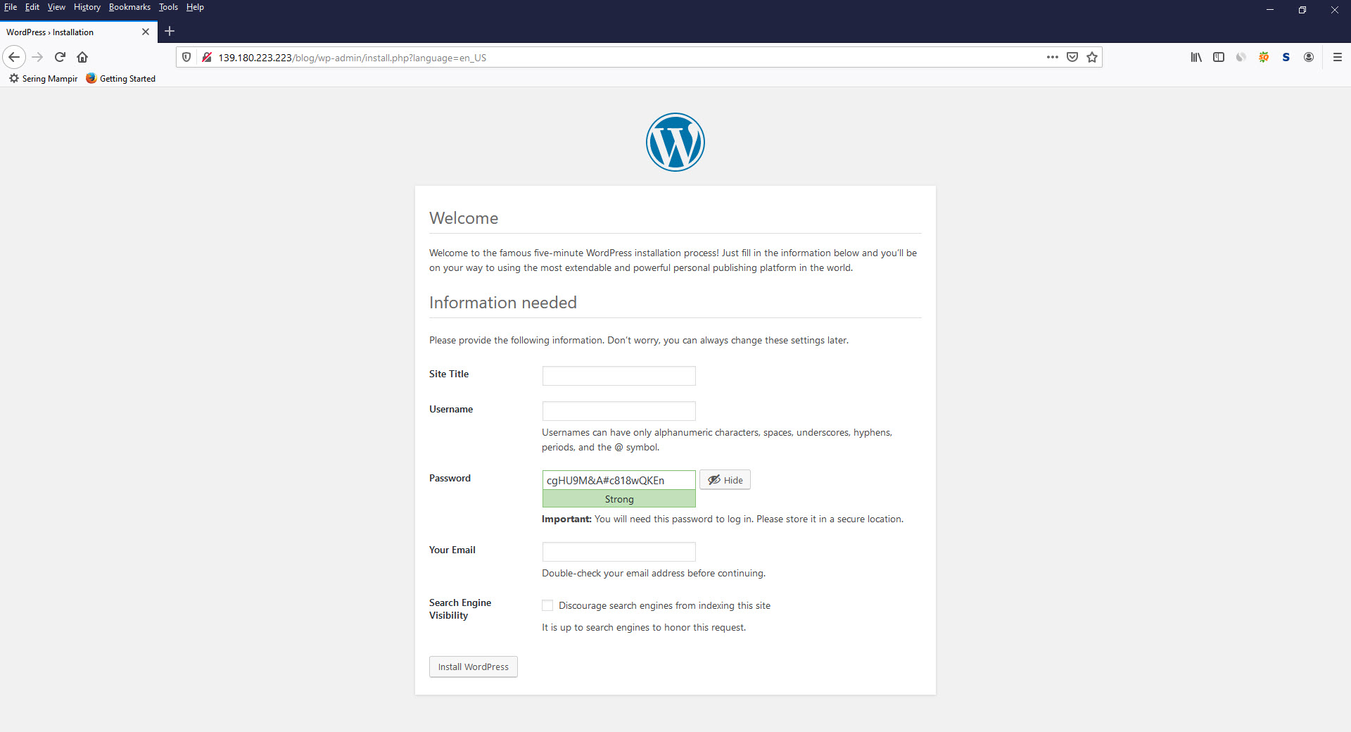How To Install Wordpress With Apache On Centos 8