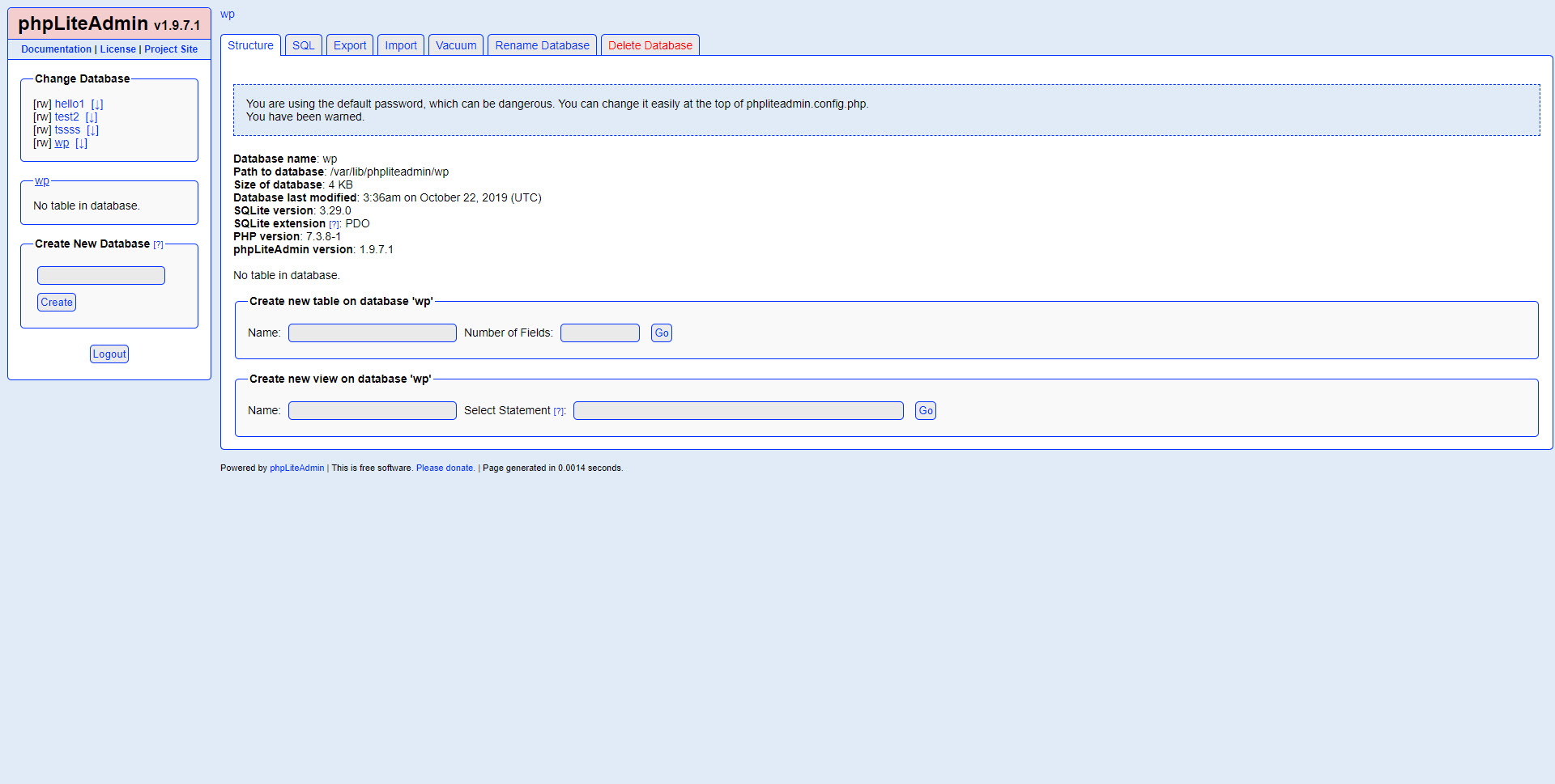 How To Install Wordpress With Sqlite Database On Ubuntu 19.04